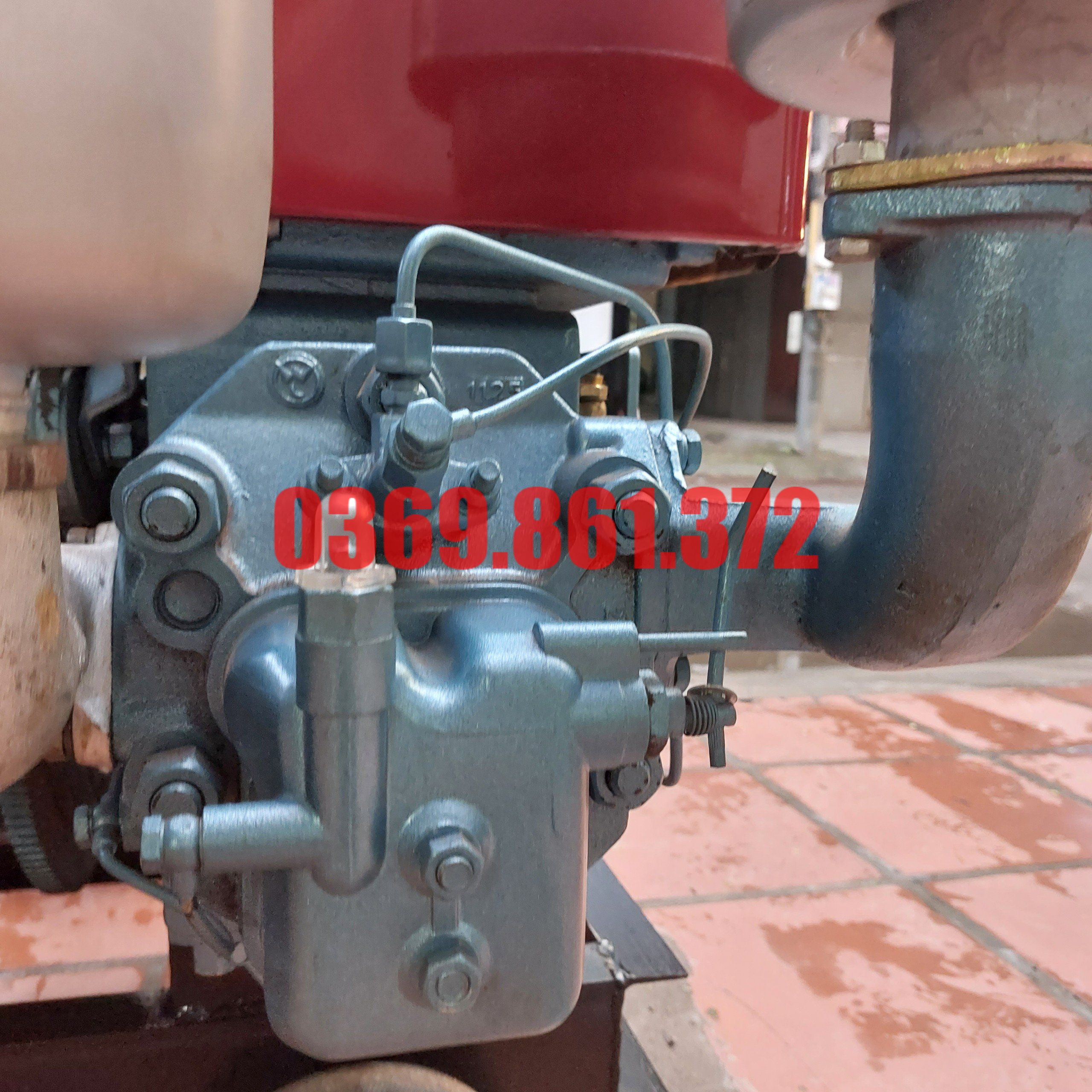 Máy Phát Điện Đầu Nổ 24HP 15KW 3 Pha (D24 Gió Đề)