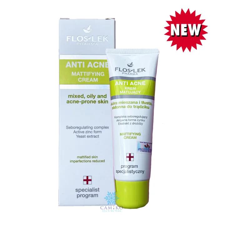 floslek anti acne mattifying cream