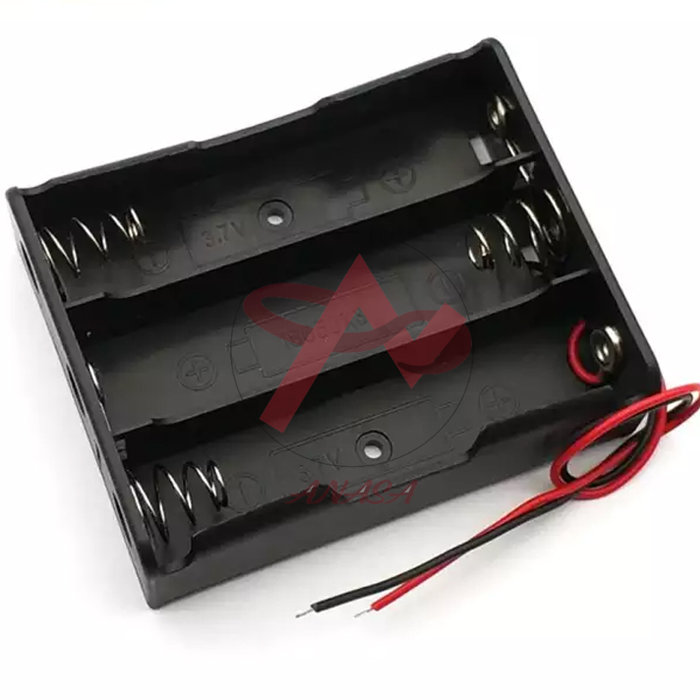 Đế Pin 18650 Có Dây (Đấu Nối Tiếp) 3 Pin