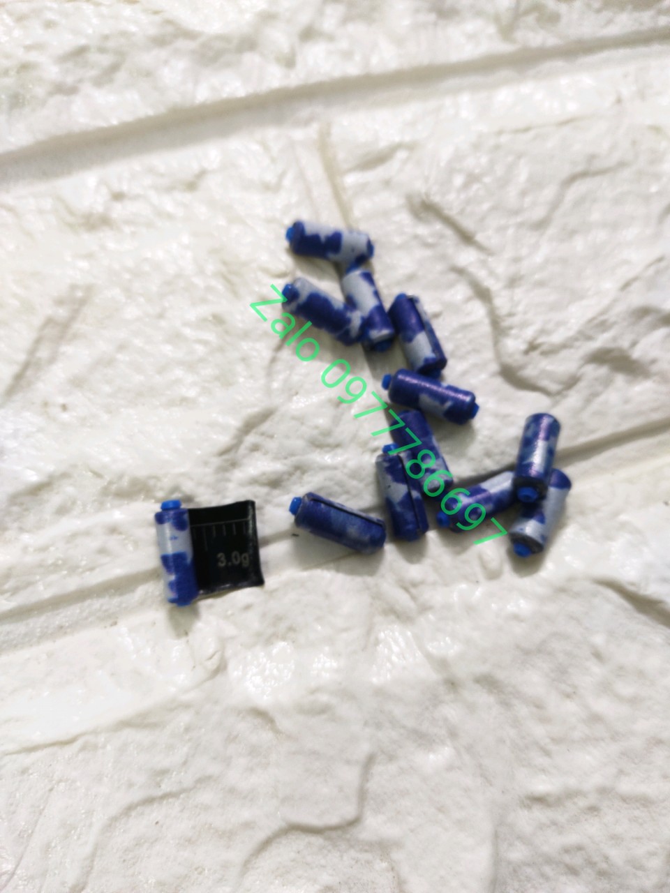 chì lá cuốn sẵn câu đài 1.5g đến 4g