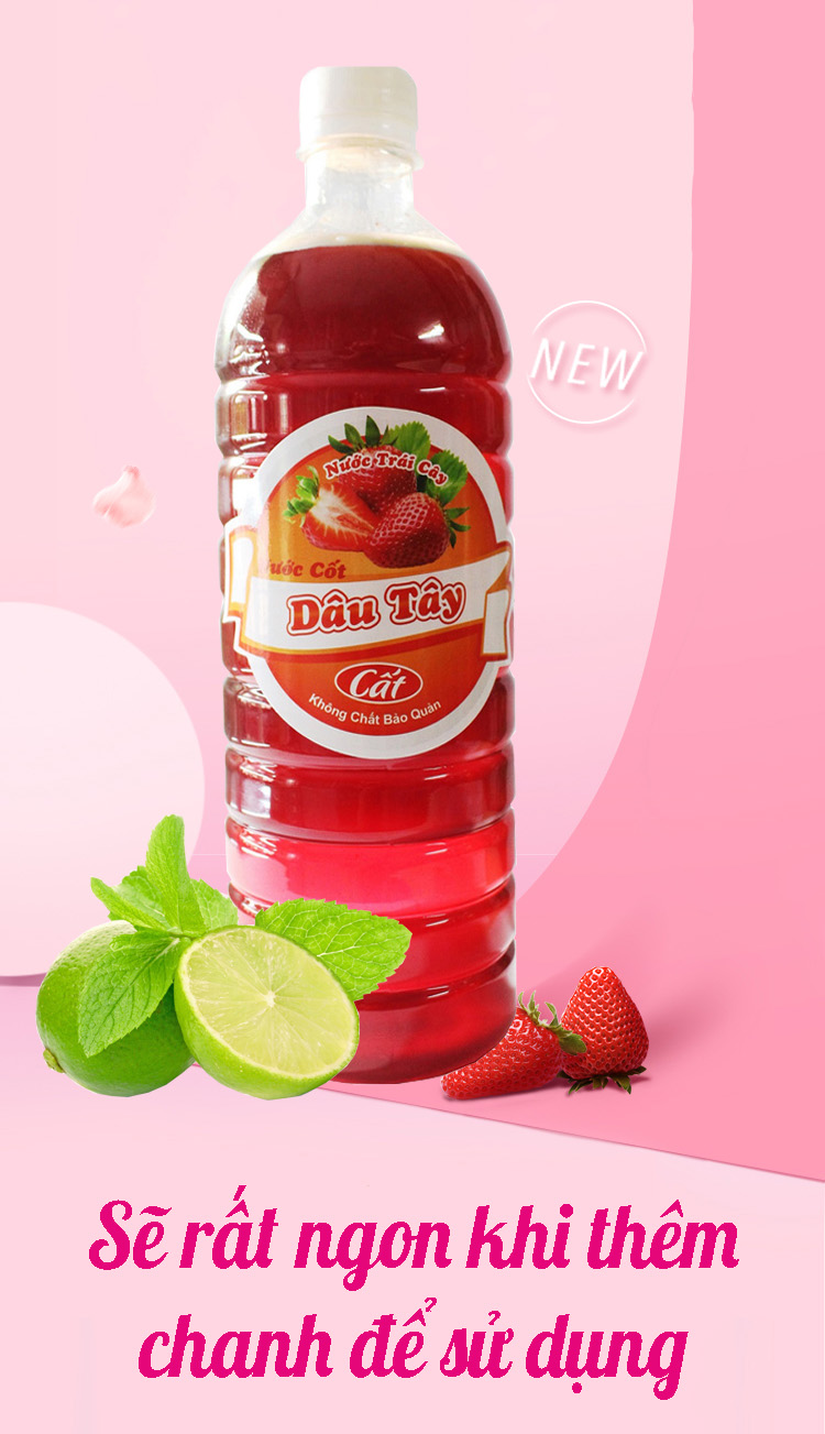 Compo nước cốt chanh dây nước cốt dâu tằm 1000ml-[chỉ giao khu vực miền Nam]