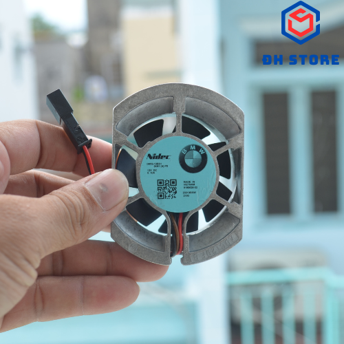 Quạt tản nhiệt nhôm 12vol 0,10a 6.5cm