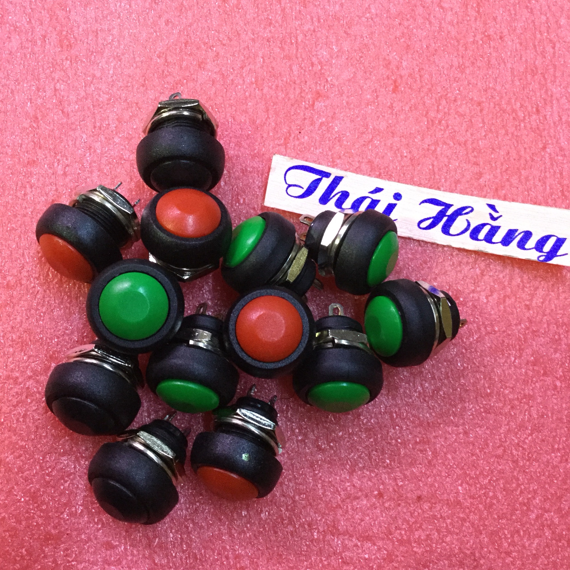 Công tắc nhấn nhả 2 chân PBS-33 B (5 chiếc)
