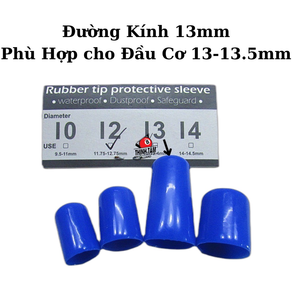 [THỊNH TÂM] Chụp Bảo Vệ Đầu Cơ Bida, Chụp Cao Su, Silicon Cao Cấp [ Su Chụp Đầu Cơ ]