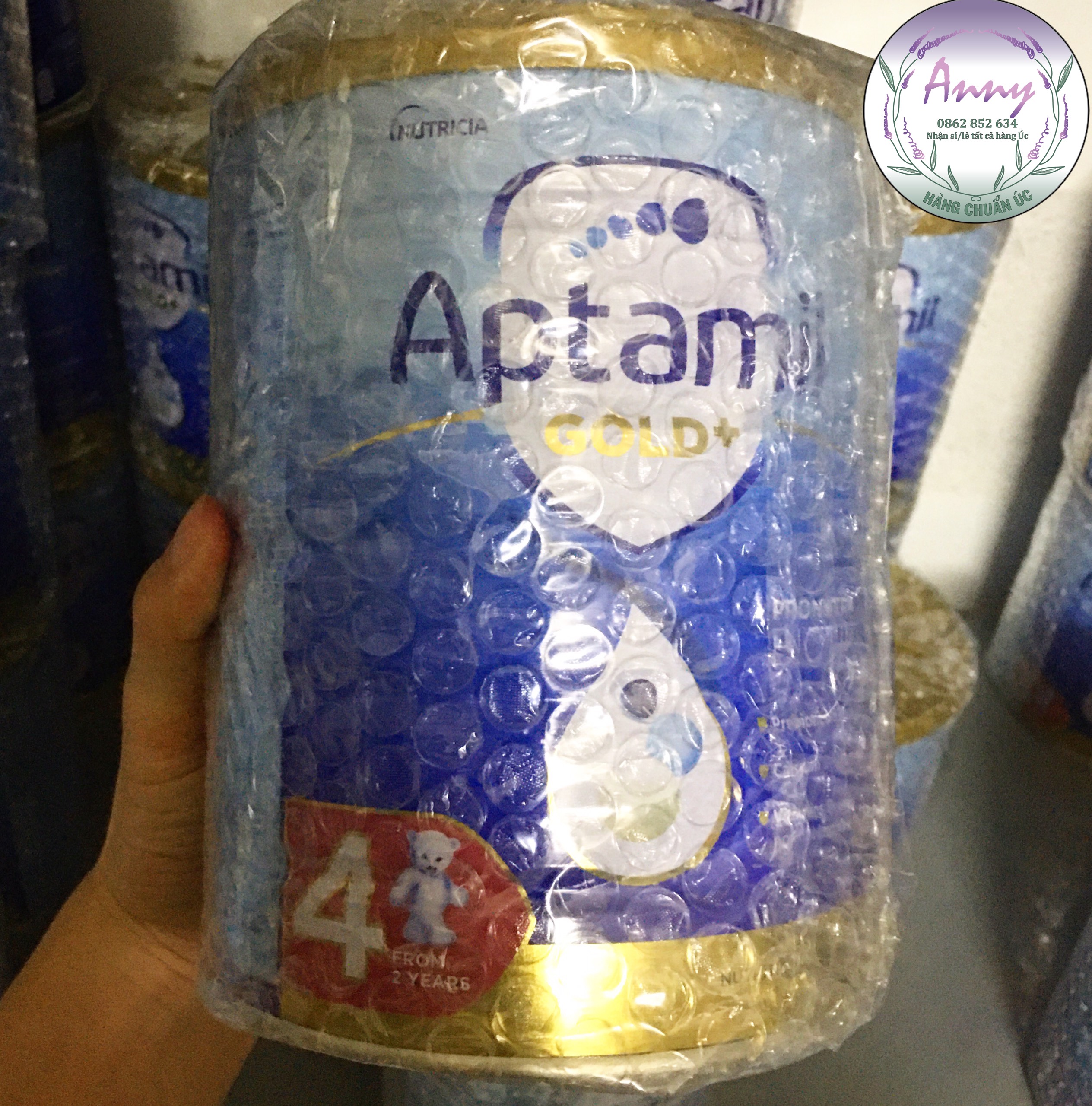 Sữa Aptamil Gold Stage 1-2-3-4 - 900gram - Chuẩn Úc