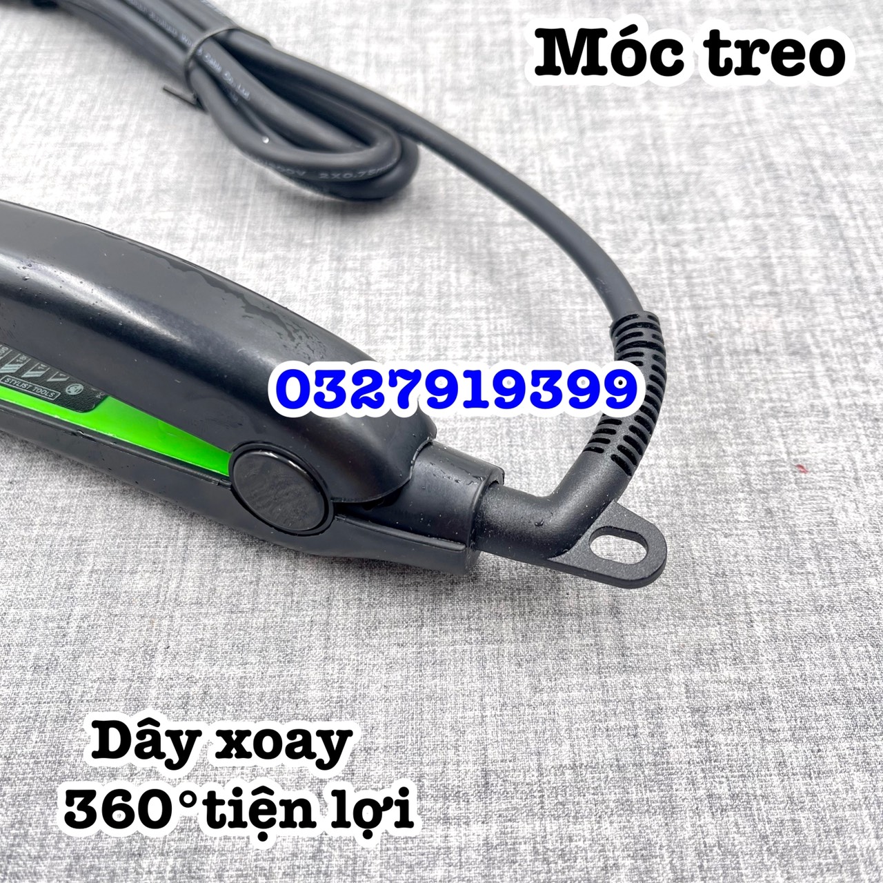 PRO Máy duỗi tóc bản lớn Pro 303 cao cấp gốm ceramic chống dính 5 mức nhiệt độ 140-220°C Bảo hành 06 tháng