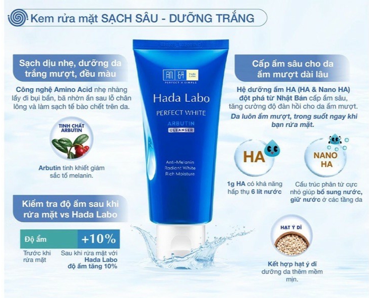 [HCM]Sữa Rửa Mặt Hada Labo