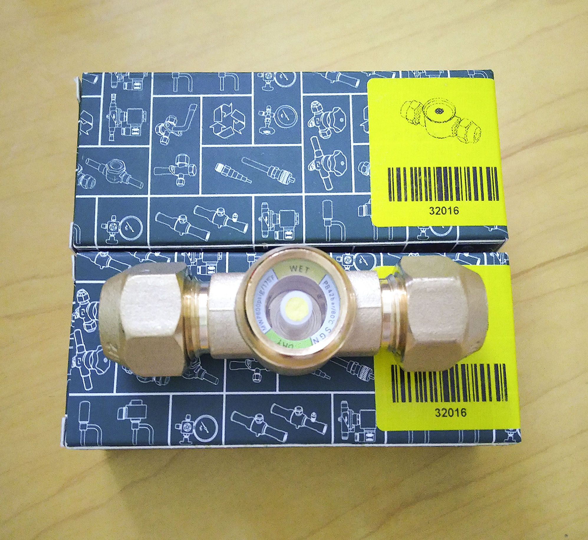 Kính xem gas lạnh phi 16 - Mắt soi gas phi 16 (5/8') - Sight Glass phi 16
