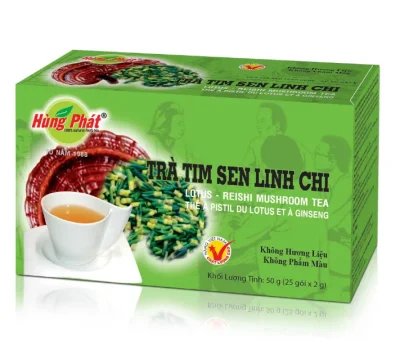 Trà Tim Sen Linh Chi - Lotus Reishi Mushroom Tea