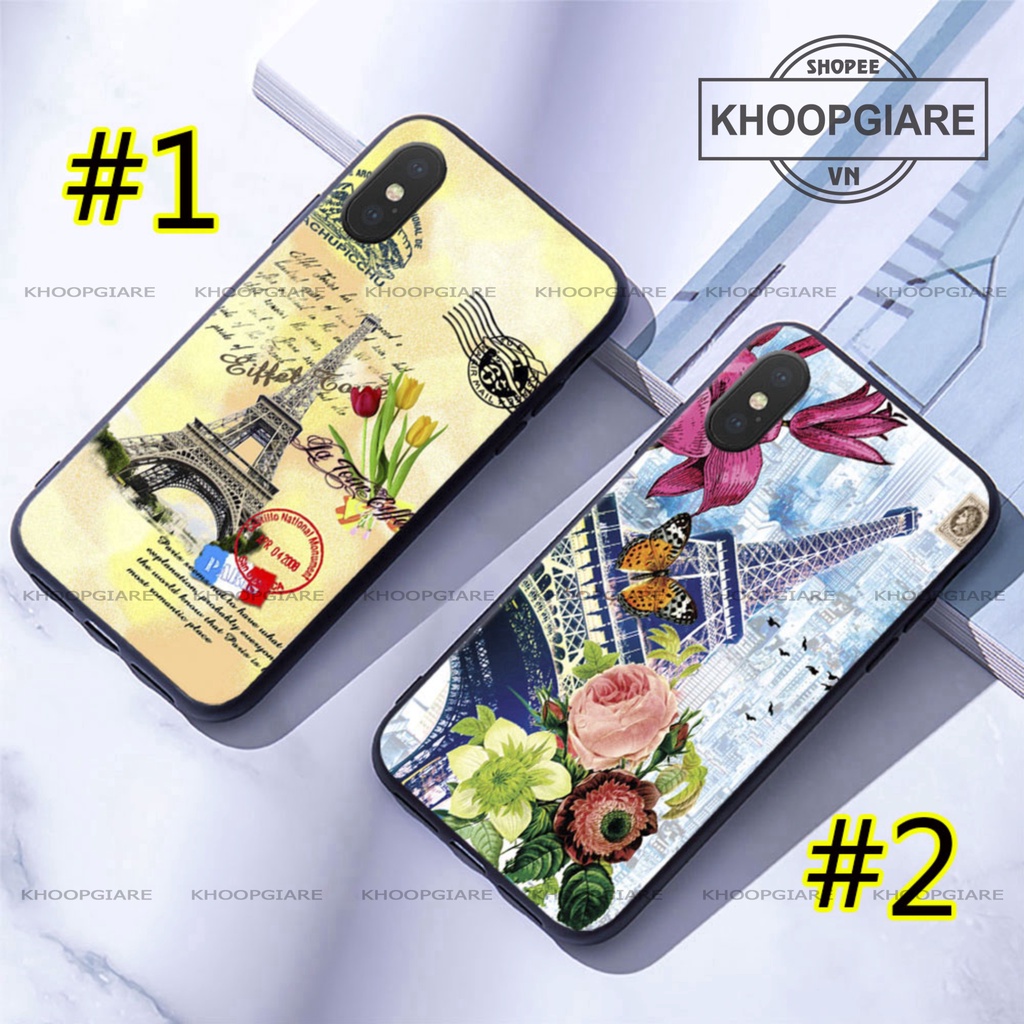 Ốp lưng IPhone 6, 6S, 6 plus, 6s plus,7, 8 Plus, X, XS, XSMAX Tháp Eiffel