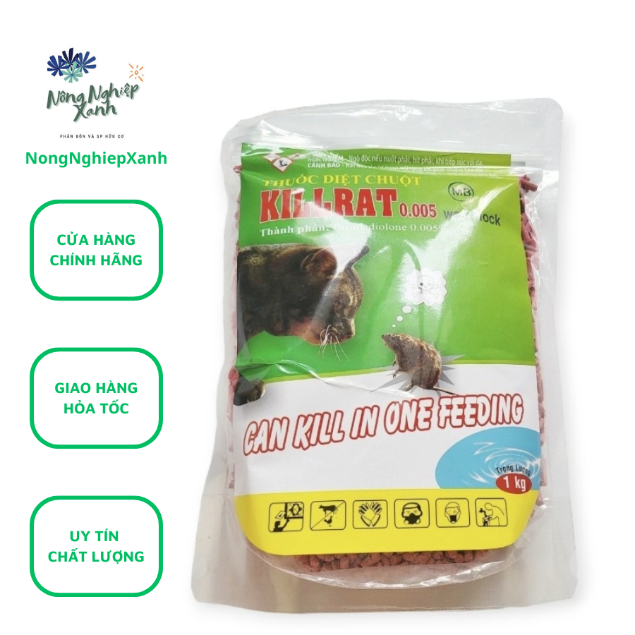 Thuốc Diệt Chuột Killrat 0.005% (1kg)