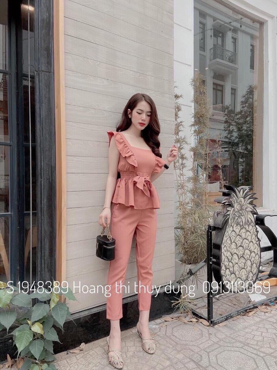 SÉT BỘ NHÚN BÈO CỘT EO SIÊU XINH