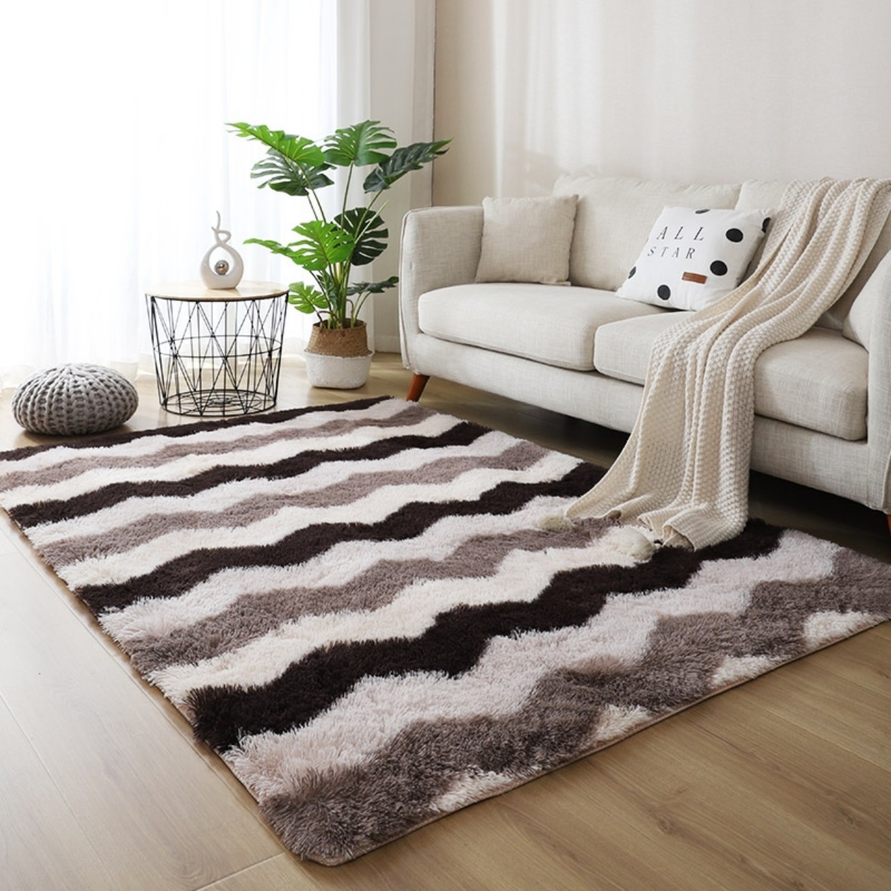 [HCM]Thảm Lông Dài Mềm Mịn 1m6x2m3 Nhiều Mẫu Mới