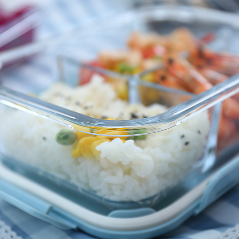 Crystal lunch box set, office lunch box with chopstick-thermal bag gift