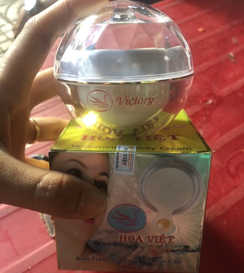 kem dưỡng trắng da Victory ngọc trai Vip