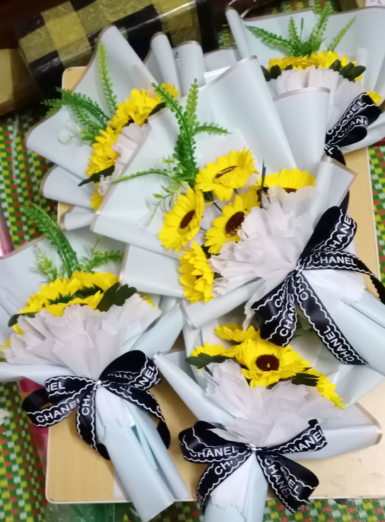 Bó hoa hướng dương sáp thơm MS 05N