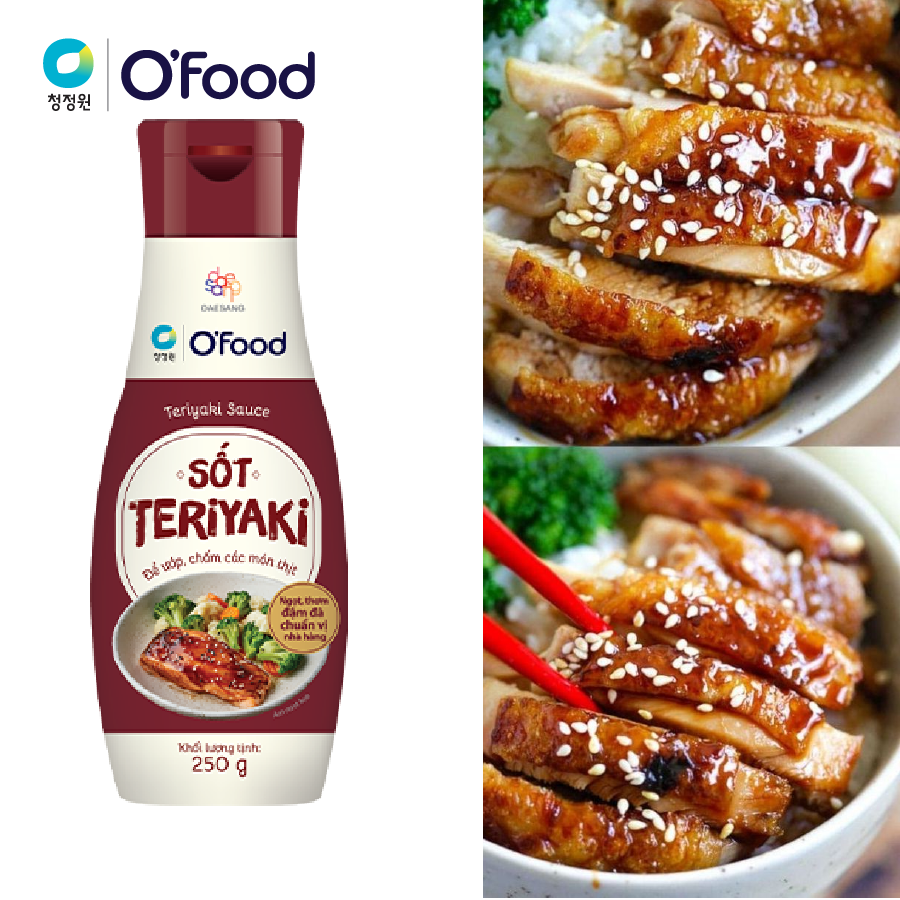 Sốt teriyaki hoàn chỉnh O'food chai 250g - Hình ảnh 4