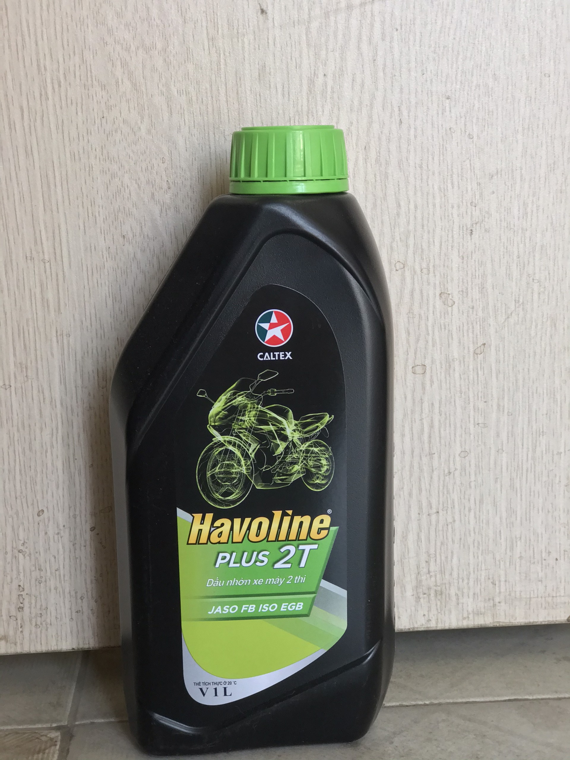 NHỚT XE MÁY HAI THÌ Havoline Caltex  Plus 2T/ 1L