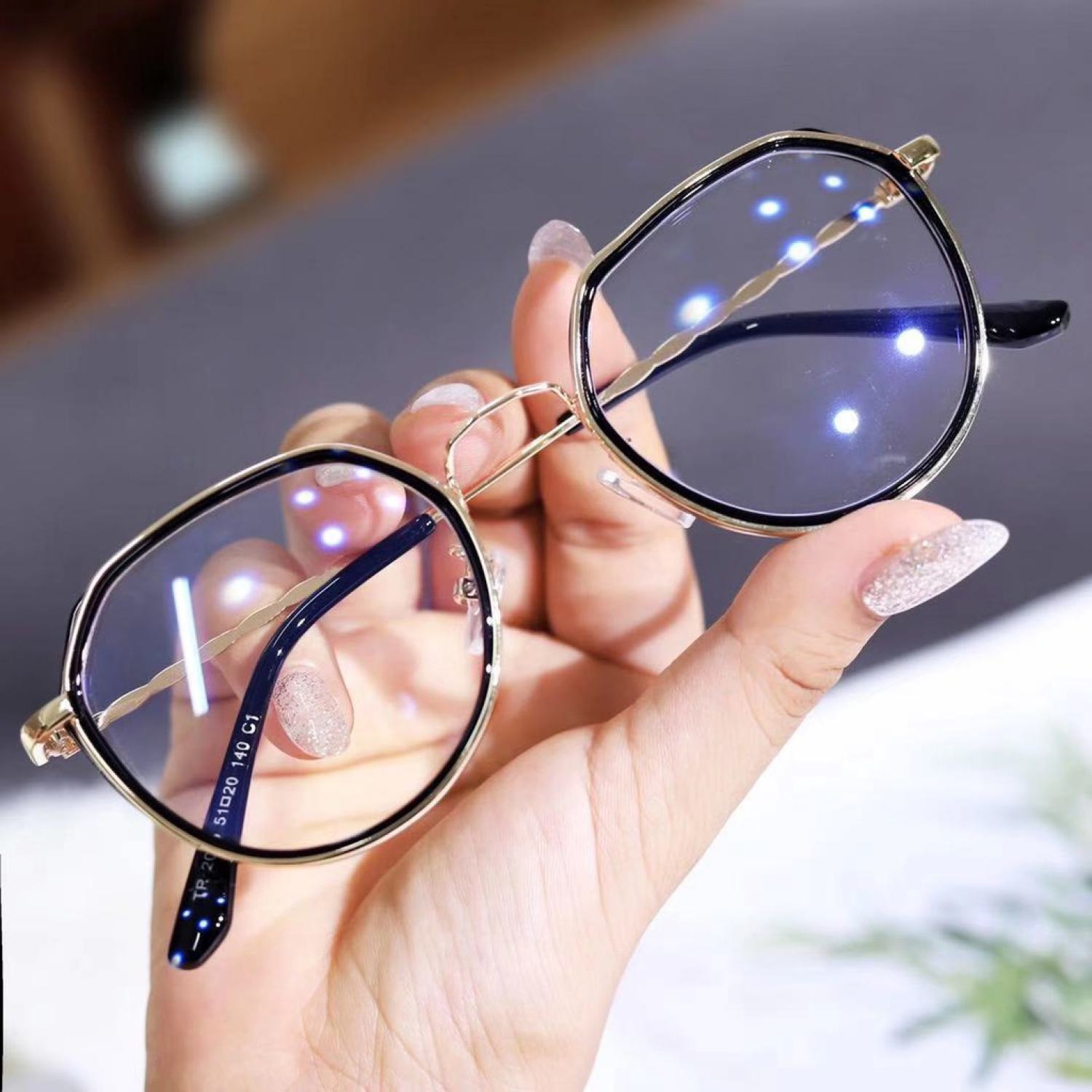 Giá bán Mắt kính chống ánh sáng xanh Hàn Quốc EYEGLOW gọng kính thời trang dành cho nữ phiên bản đặc biệt cực hot