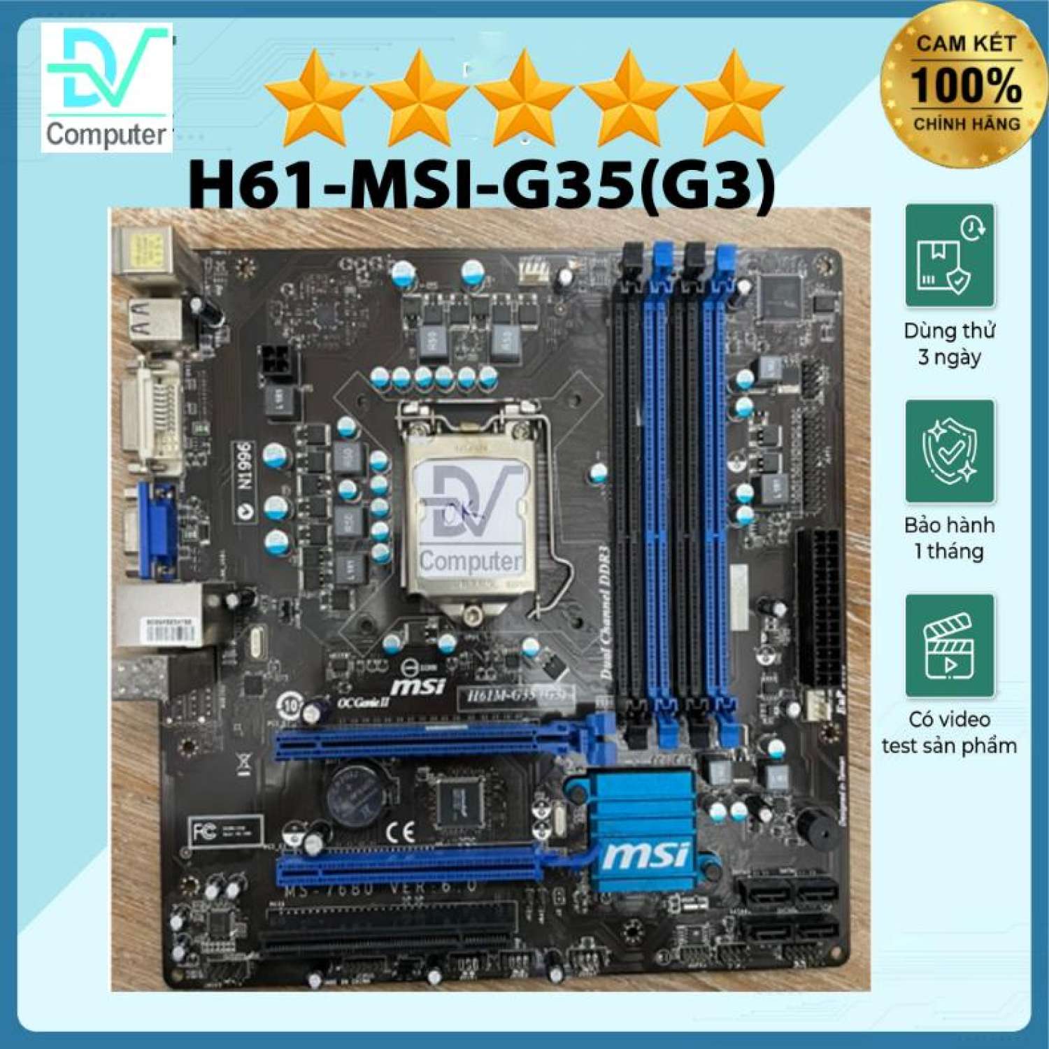 Main H61 MSI G35 (G3) Motherboard MixASale