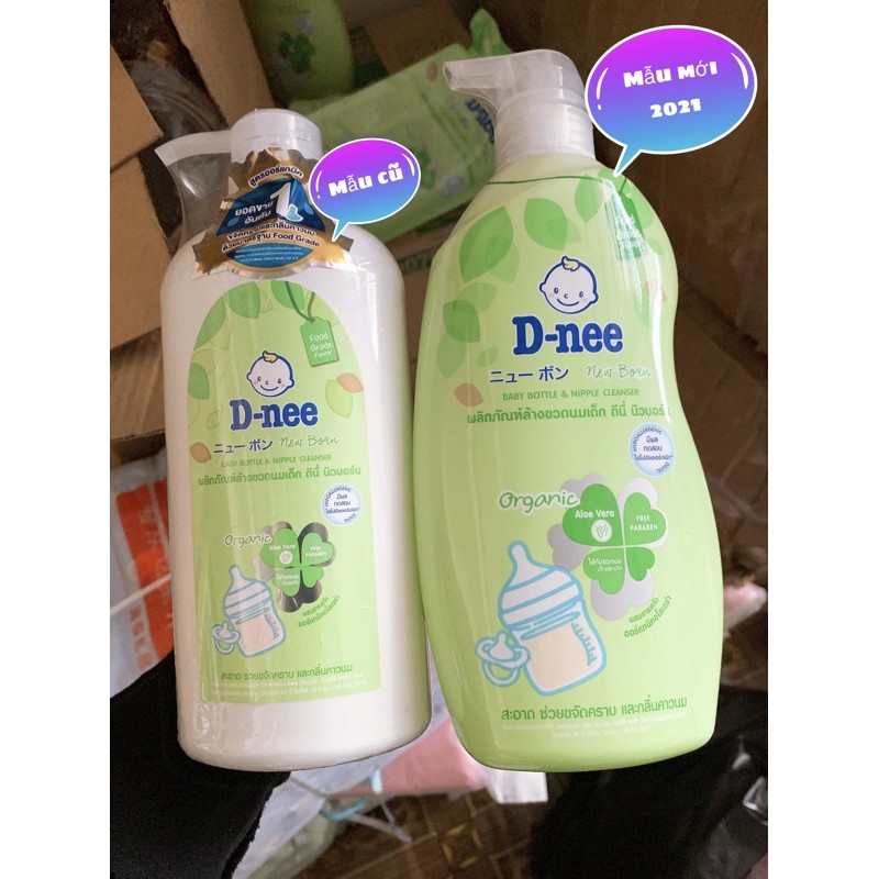 nước rửa bình sữa D-nee chai 620ml