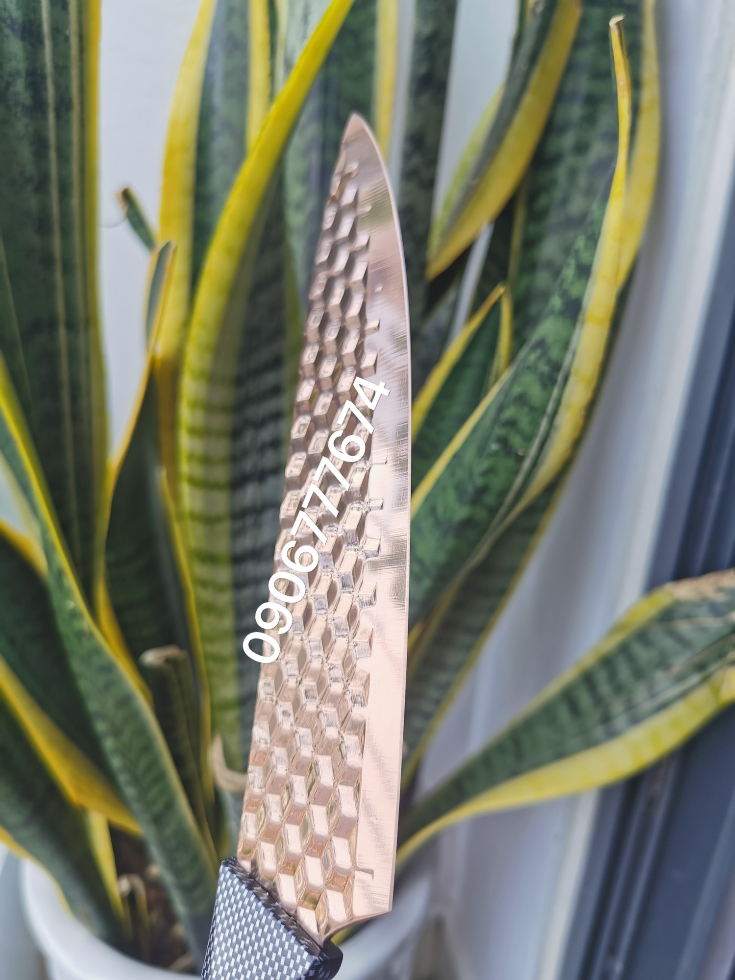 Dao Đầu Bếp Rose Gold 20cm Delaware - 007016
