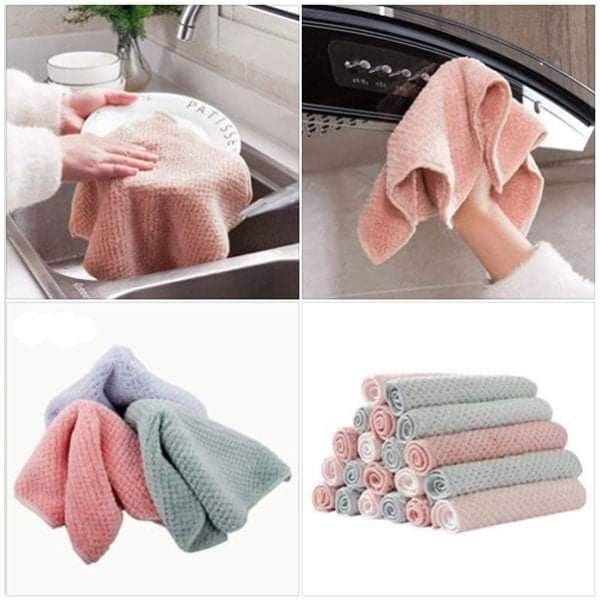 KHĂN LAU 2 MẶT ĐA NĂNG SIÊU THẤM HÚT- 1 KHĂN