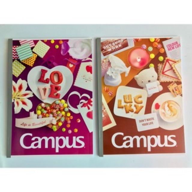 Combo 10 cuốn vở kẻ ngang campus gift 120 trang - bgif120