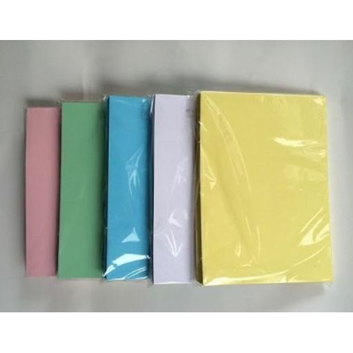 Giấy bìa màu A4, bìa cứng loại 1 đủ 100 tờ định lượng 180gsm