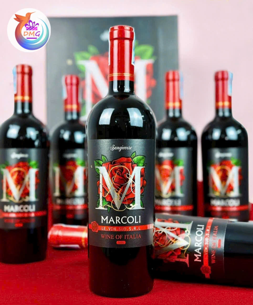 [NHẬP KHẨU] VANG ĐỎ (Ý) MARCOLI ROSSO - 750ML (14.7%) - DMG WINE
