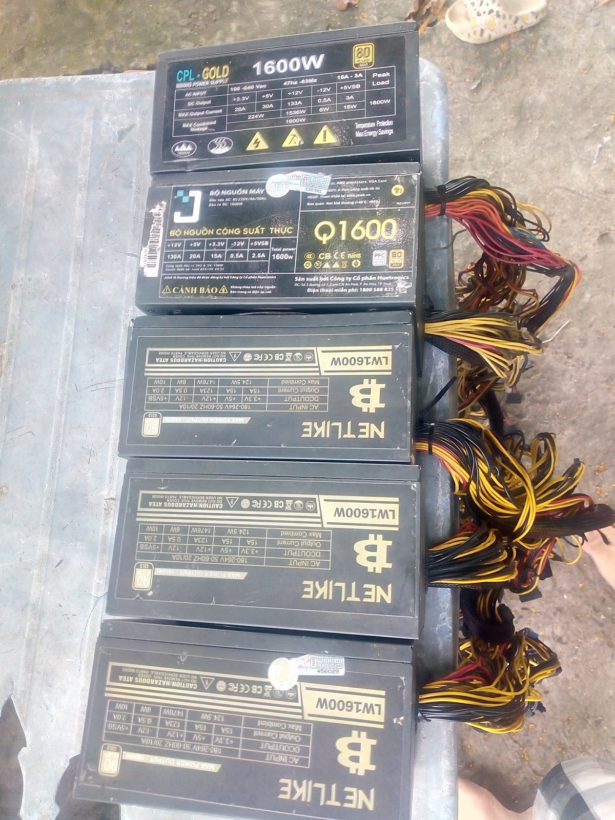 Nguồn trâu 1600W đã qua sử dụng secondhand