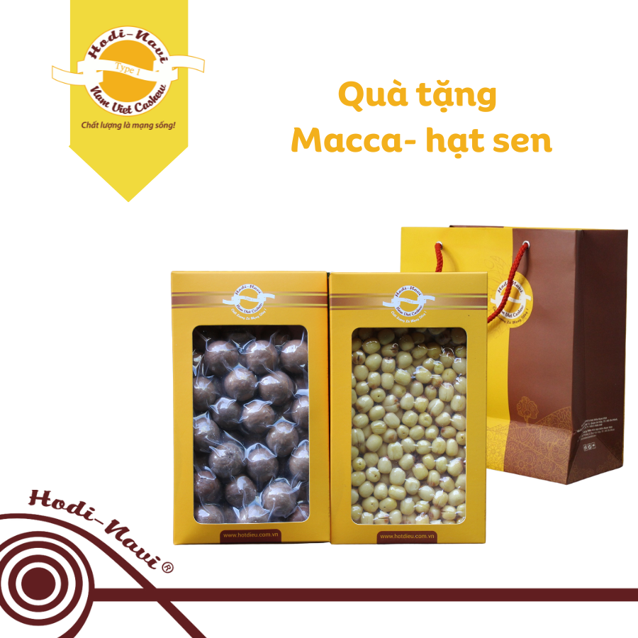 HỘP QUÀ COMBO 2 loại hạt dinh dưỡng