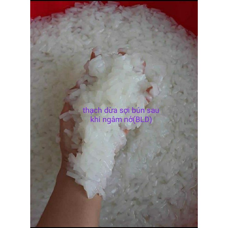 Thạch dừa dạng BÚN [0,5Kg /1Kg] tặng hương Vải