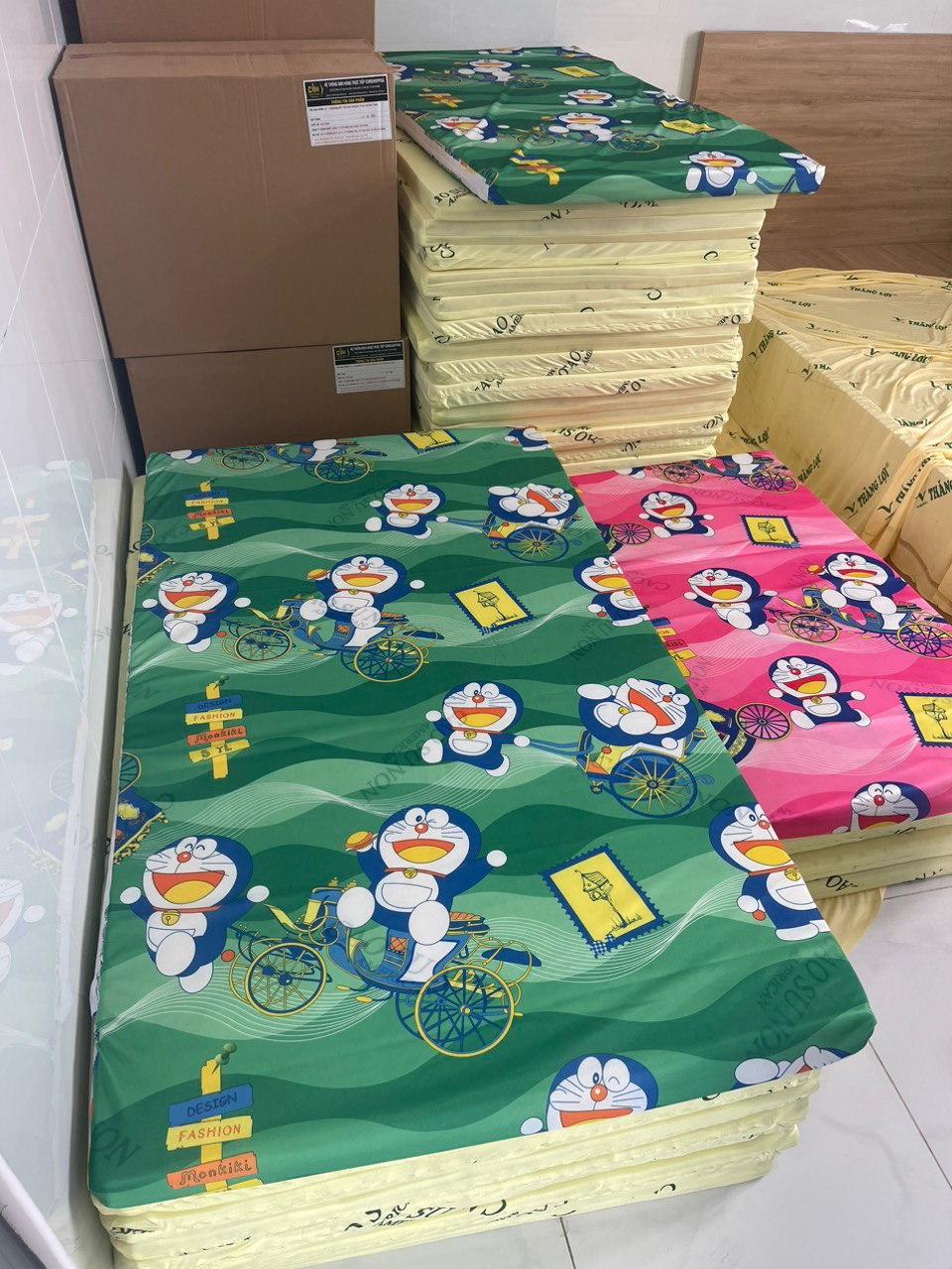 Áo (Drap) bọc nệm cũi trẻ em bọc 2 mặt đệm- ĐỦ KÍCH CỠ