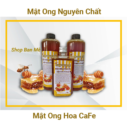 Mật ong hoa cà phê, mật ong nguyên chất 1L