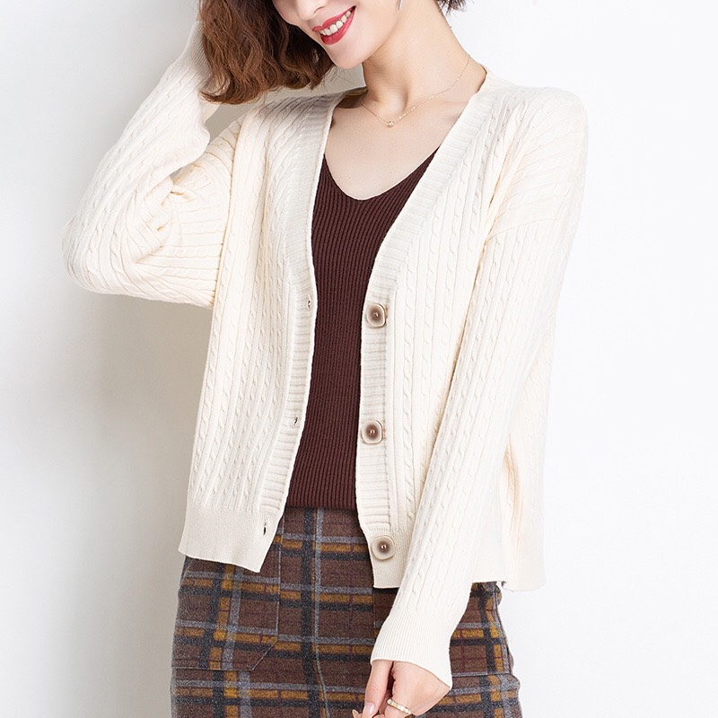 Áo Khoác len cardigan
