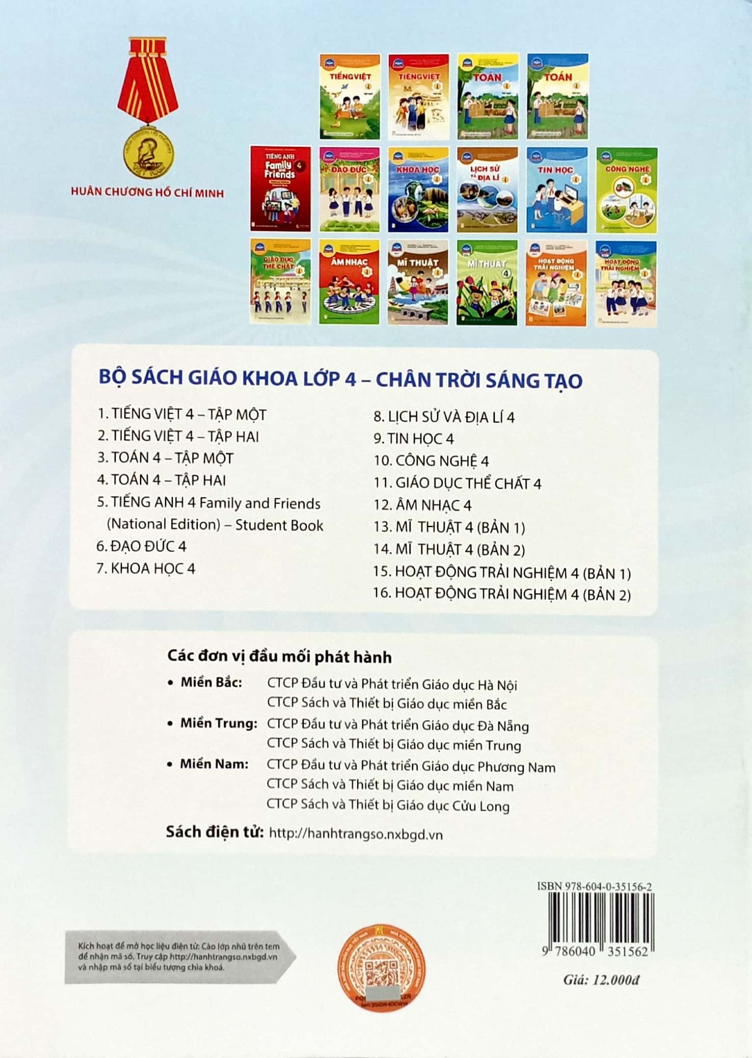 Sách Fahasa - Toán 4 - Tập 2 (Chân Trời Sáng Tạo) (2023)
