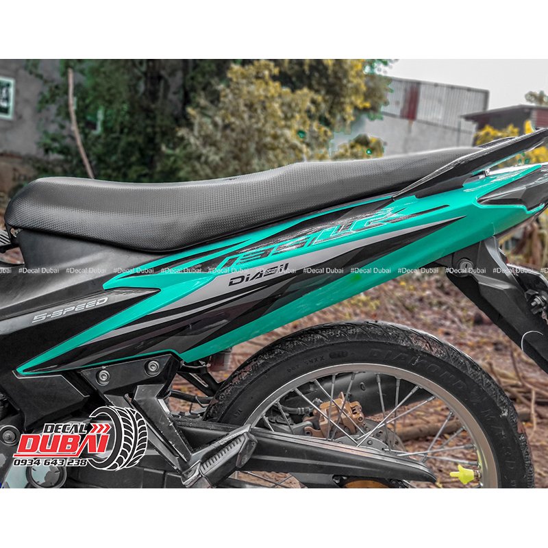 Tem Trùm Exciter 135 Xanh Lục Bảo