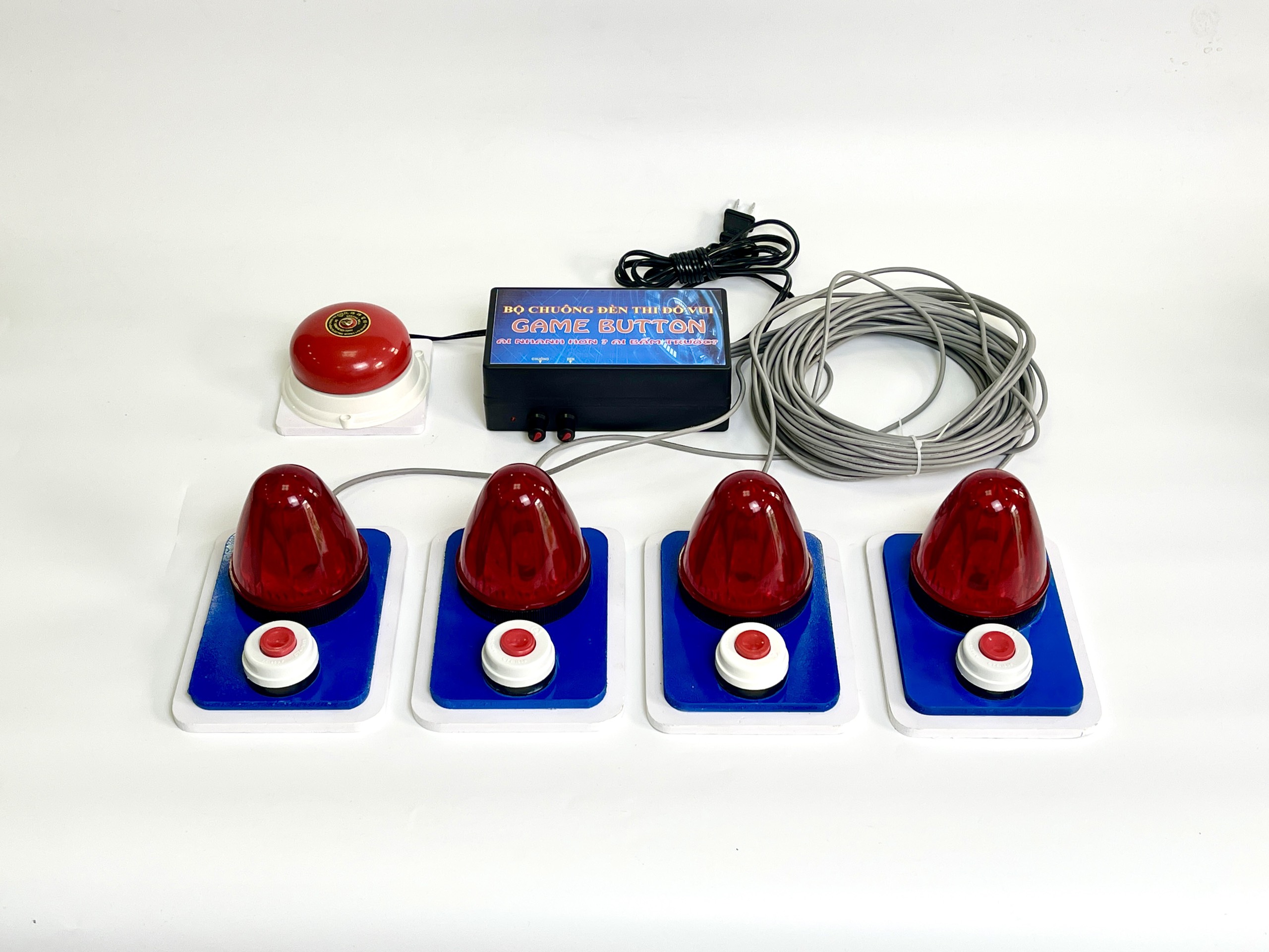 BỘ CHUÔNG ĐÈN THI ĐỐ VUI - CHUÔNG ĐIỆN GAME SHOW