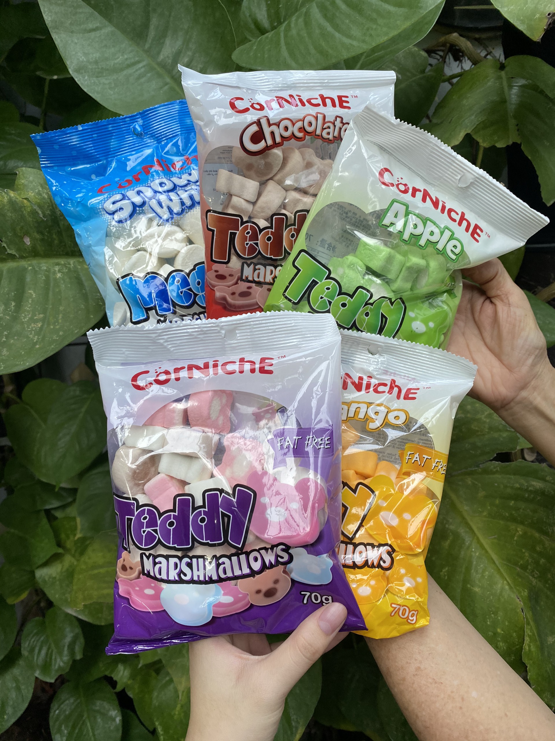 Kẹo Bông Gòn Corniche Mini White Marshmallows (Gói 200g)