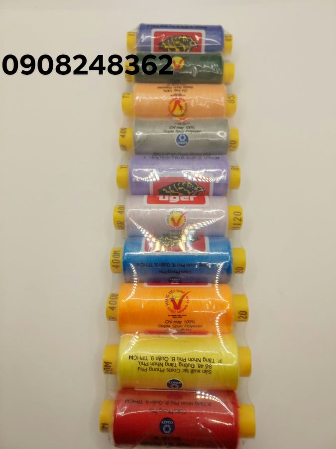Lố chỉ 10 cuộn nhiều màu tiger 400m