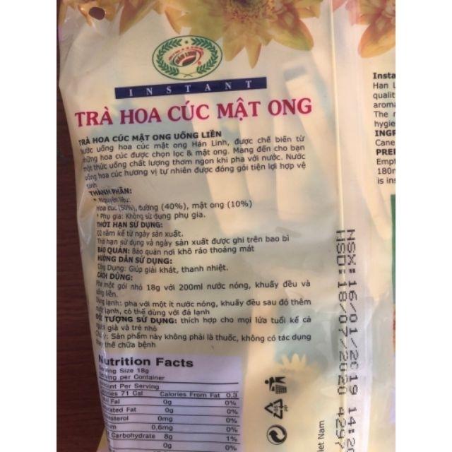 [HCM][FREESHIP MAX] TRÀ HOA CÚC MẬT ONG 35 GÓI HOÀ TAN