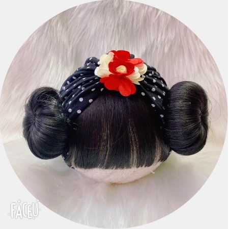 [HCM]Turban gắn tóc giả cho bé yêu