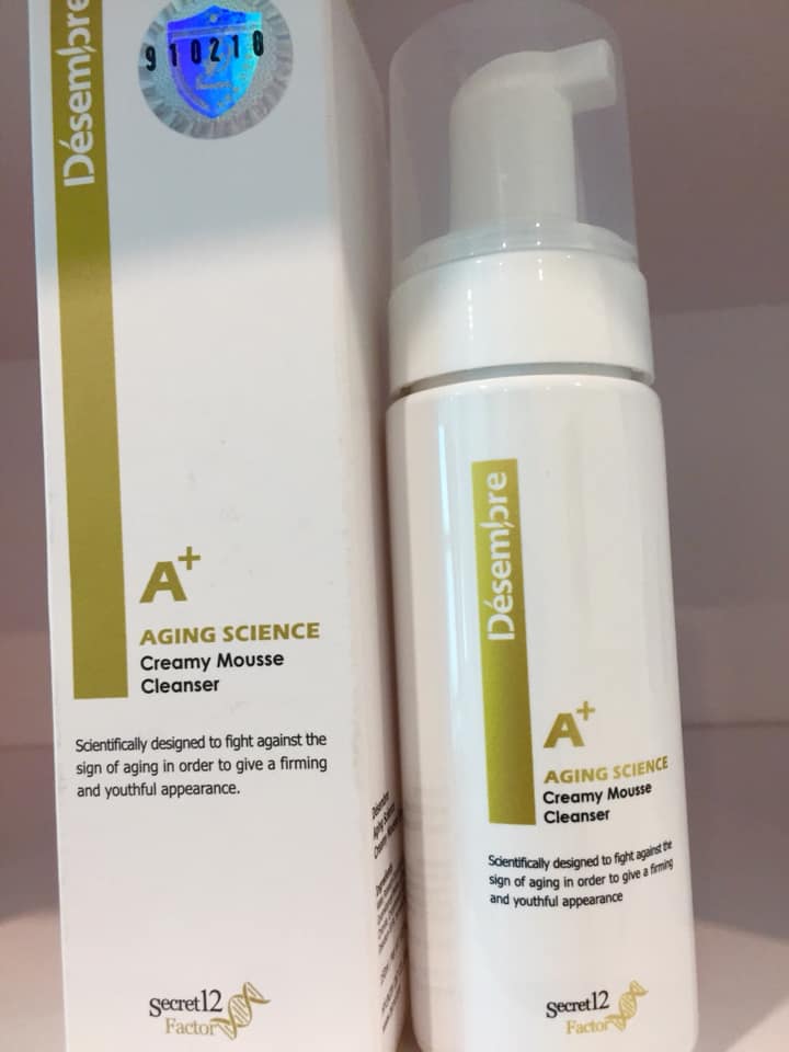 Sữa Rửa Mặt Desembre Aging Science Creamy Mousse Cleanser