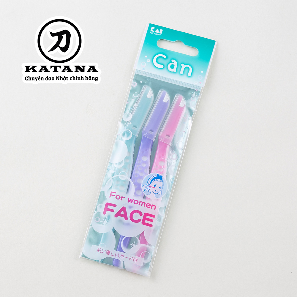 Dao cạo lông mặt Nhật Bản Can Face - Gói 3 chiếc