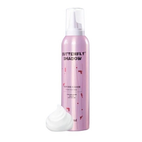 Chính hãng Mousse vuốt tóc Butterfly Shadow cứng và mềm 300ml