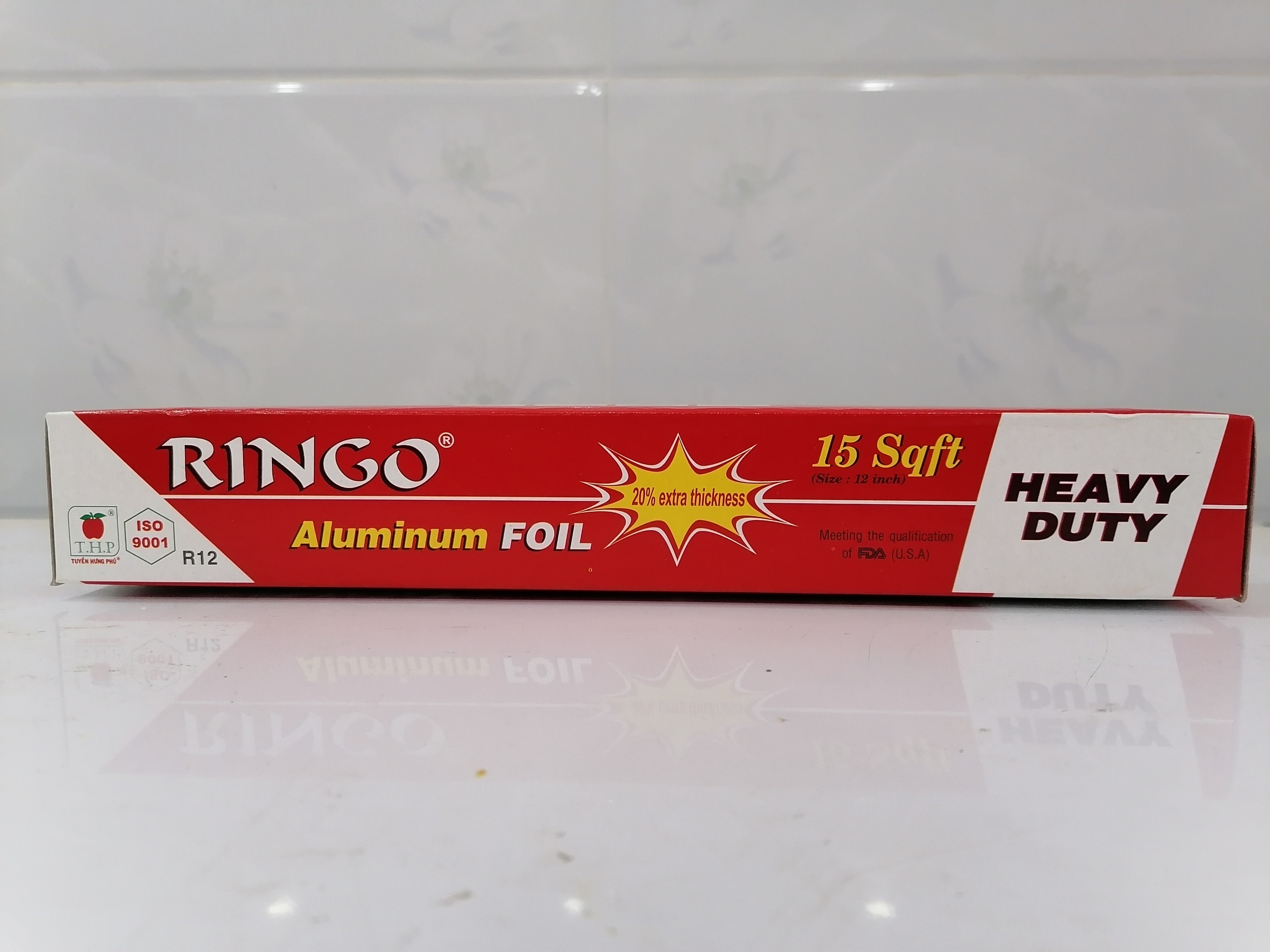 [THÙNG 24 CUỘN R12 (30cm x 4m)] Giấy bạc nướng RINGO Aluminum Foil