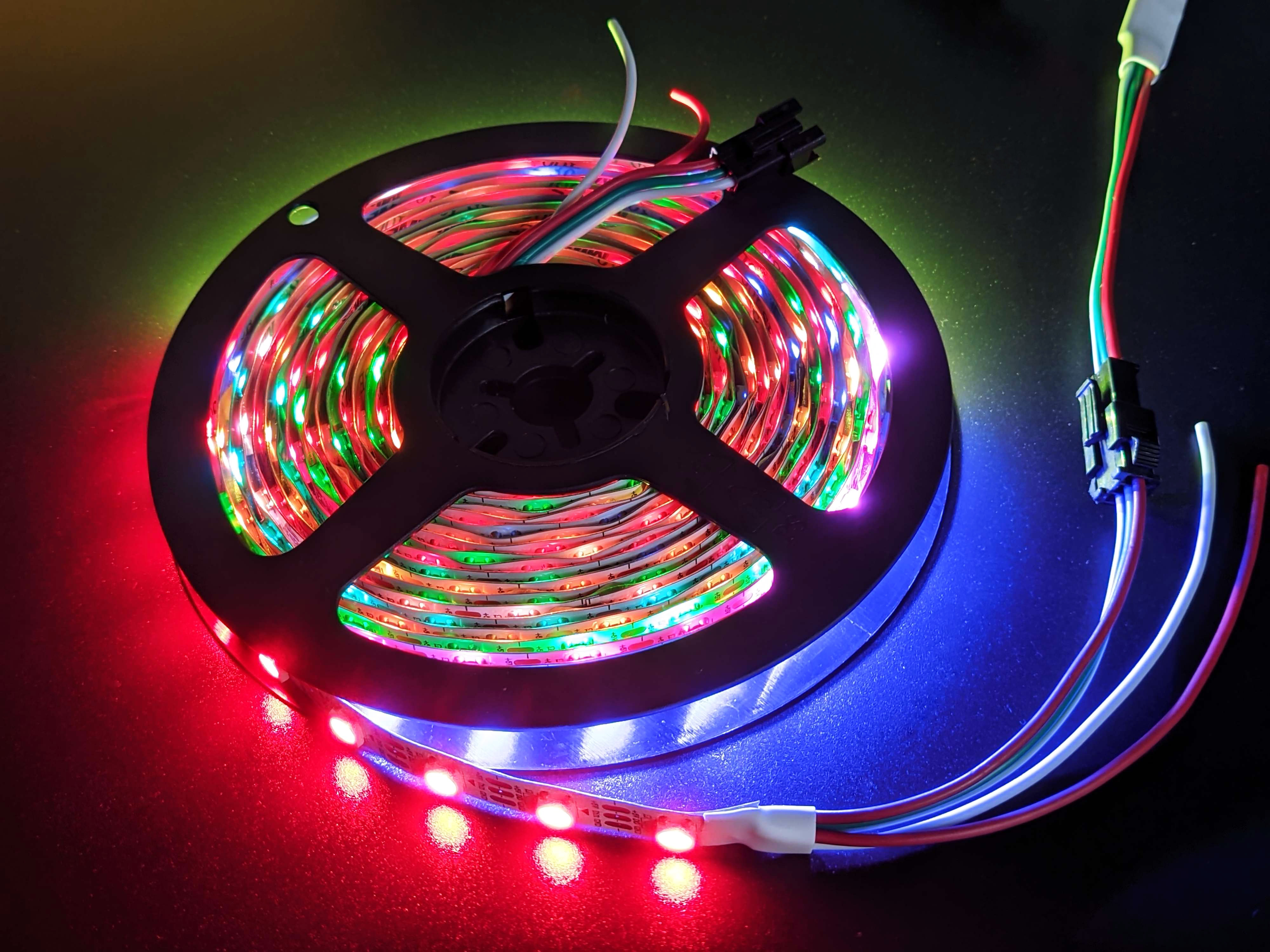 Dây Led Ws2812 không phủ Epoxy 5Vdc - 60 Led / 1 Mét