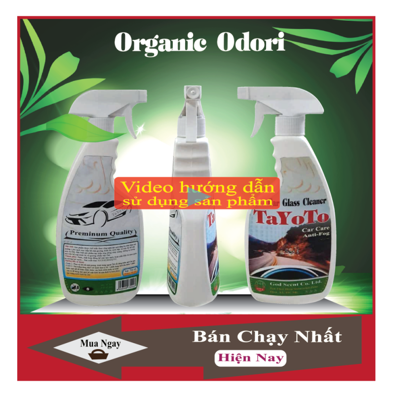 Chai phun 700Ml Nano TaYoTo chống tụ nước kính lái ôtô