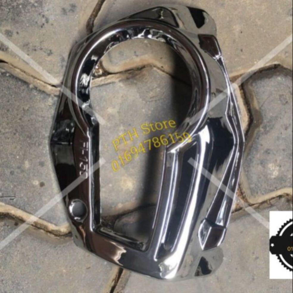 Ốp mặt đồng hồ mạ crom cho exciter 150